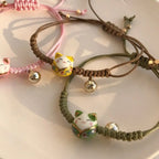Bracelet Porte-Bonheur Maneki-Neko en Céramique