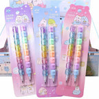 Lot de 2 Porte-Mine Kawaii Hb sans Affûtage - Câlin Kawaii