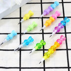 Crayon Empilable Visages Animaux Multicolore Pastel