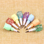 Crayon Empilable Visages Animaux Multicolore Pastel