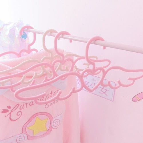 Lot de 5-10 Pendentifs Coeurs Ailés Kawaii - Câlin Kawaii