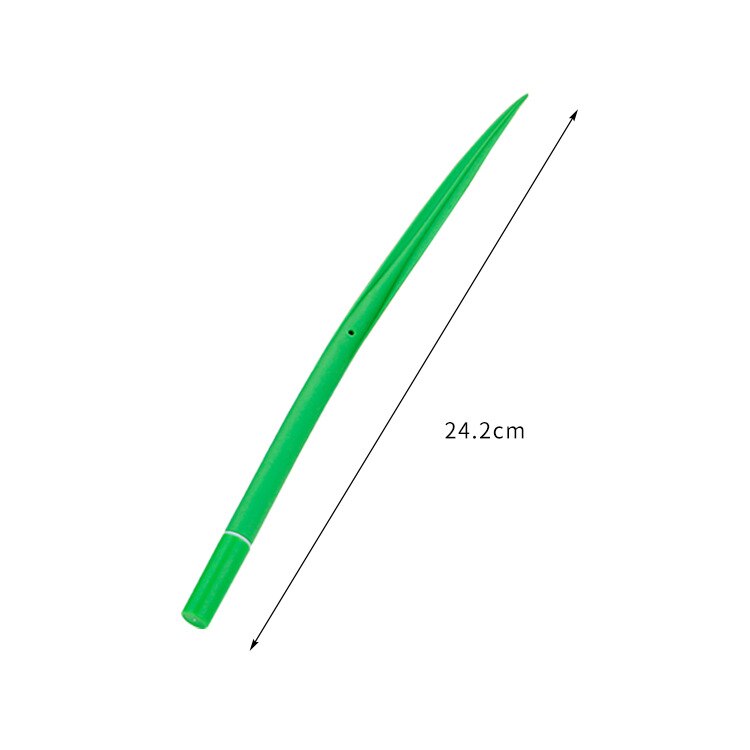 Ensemble de Stylos Herbe Vert et Jaune en Pot