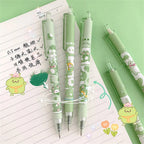 Lot de 6 Stylos Bille Grenouille Kawaii Vert Pâle
