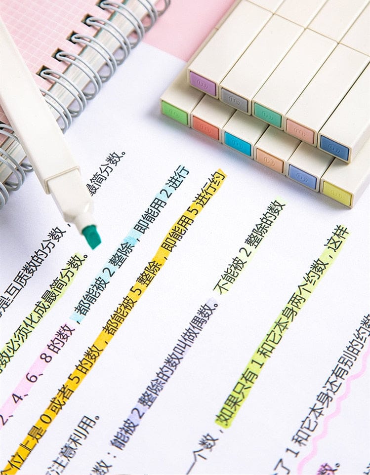 Surligneurs Pastels Doux pour les Yeux Lot de 6