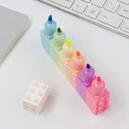 Surligneurs Blocs Empilables aux Couleurs Pastel
