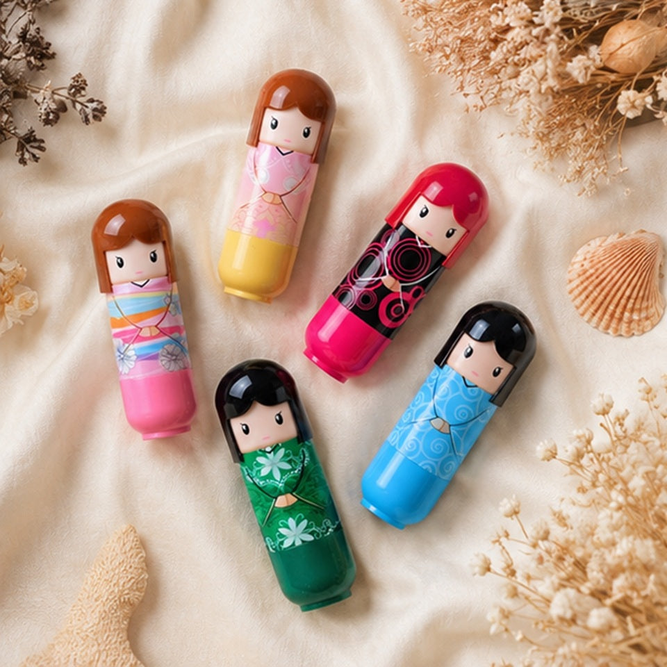Baume à Lèvres Kokeshi Fleuri