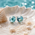 Boucles d'Oreilles Ciel Bleu Poétique