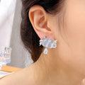 Boucles d'Oreilles Goutte en Strass