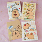 Carnet avec Motif Capybara Coloré