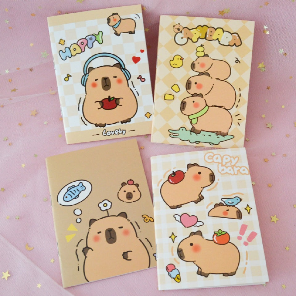 Carnet avec Motif Capybara Coloré