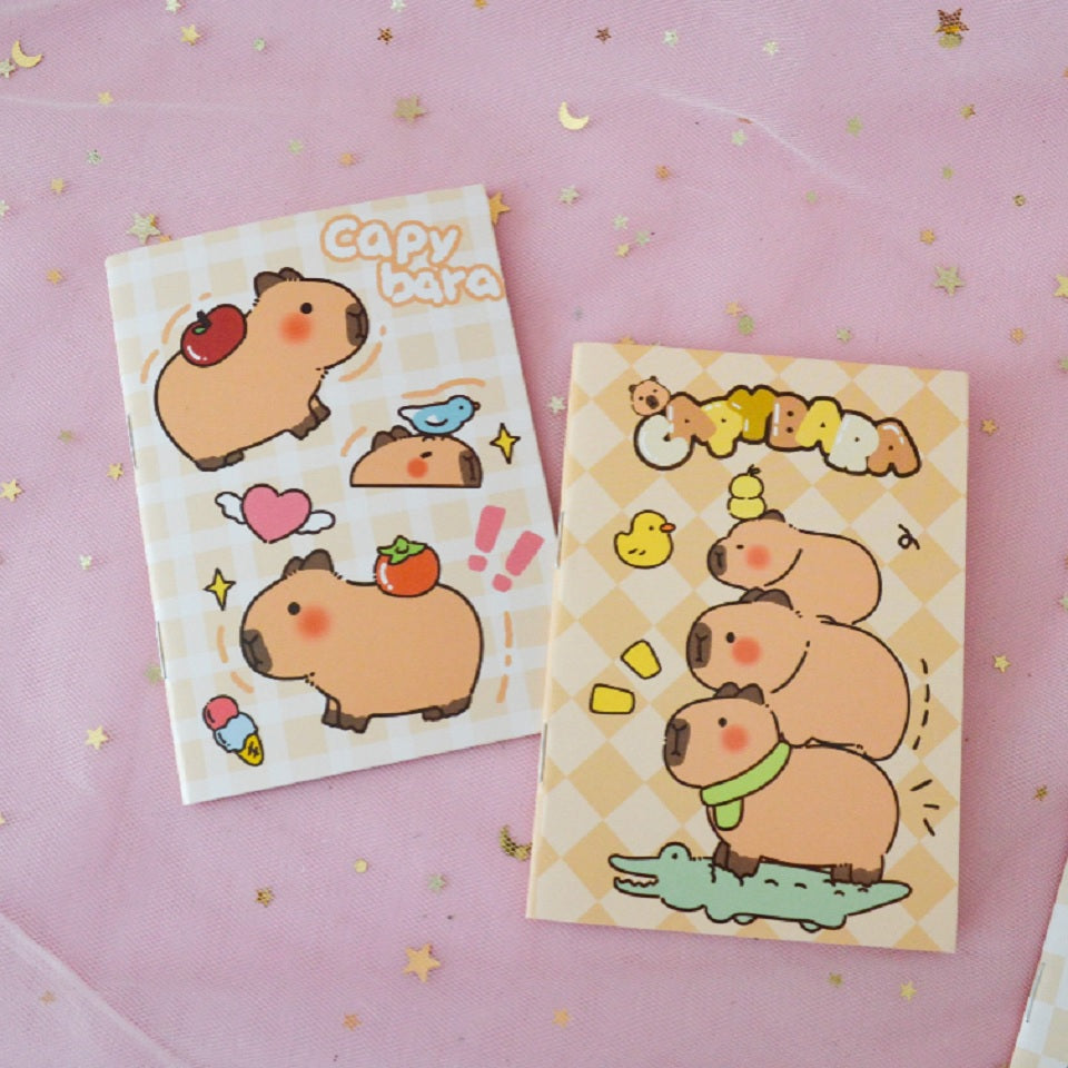 Carnet avec Motif Capybara Coloré