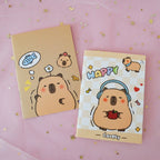 Carnet avec Motif Capybara Coloré