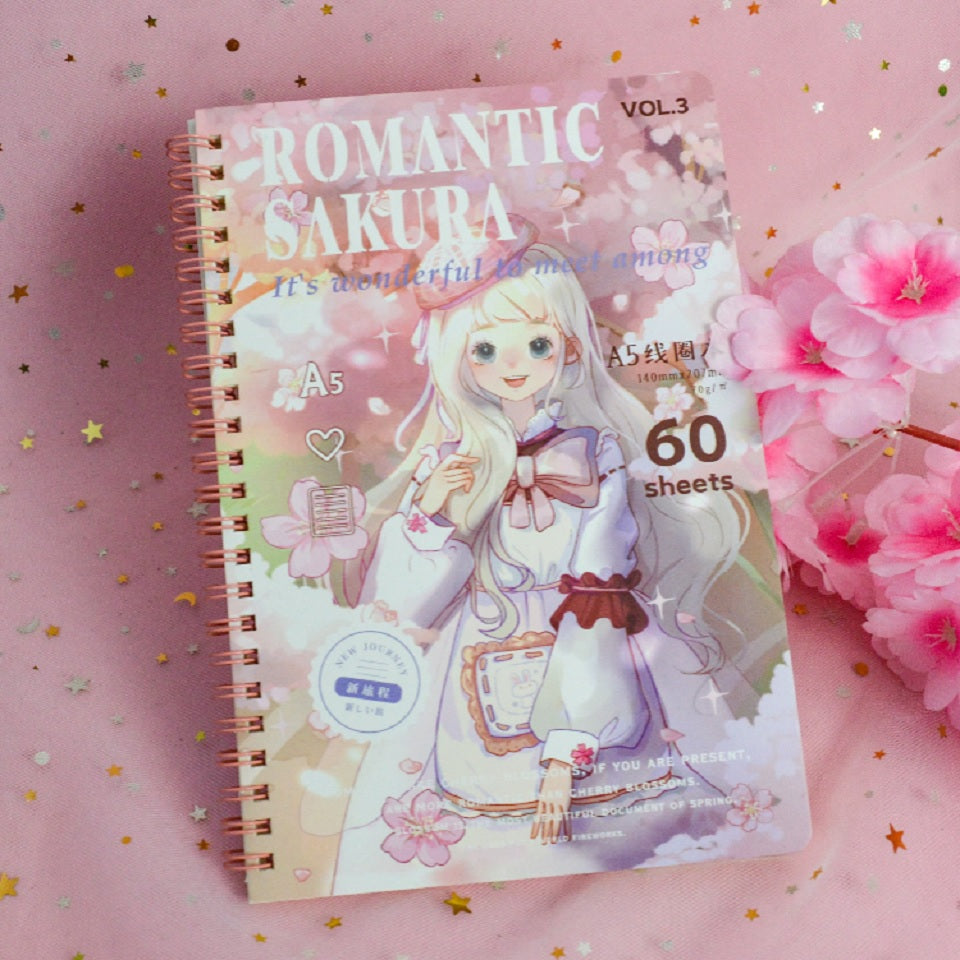 Carnet Sakura Romantique Spécial Promo