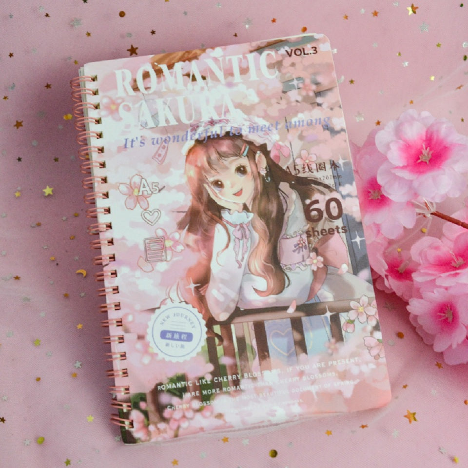 Carnet Sakura Romantique Spécial Promo