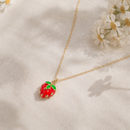 Collier en Fraise Synthétique