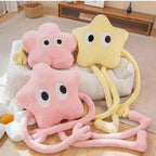 Peluche Étoile Rose Pastel aux Longs Membres