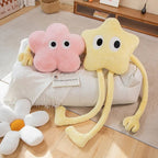 Peluche Étoile Rose Pastel aux Longs Membres