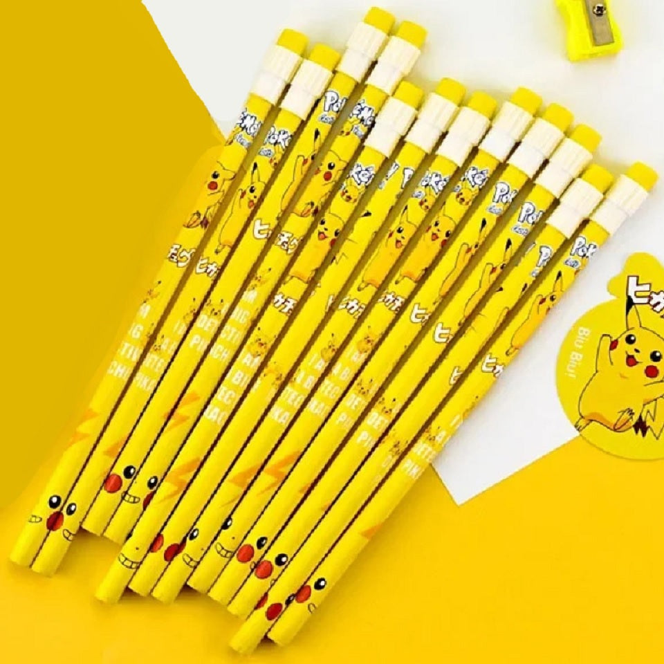 Crayon en Bois Pikachu