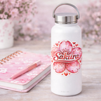 Sticker prénom en Fleur de Sakura Personnalisé