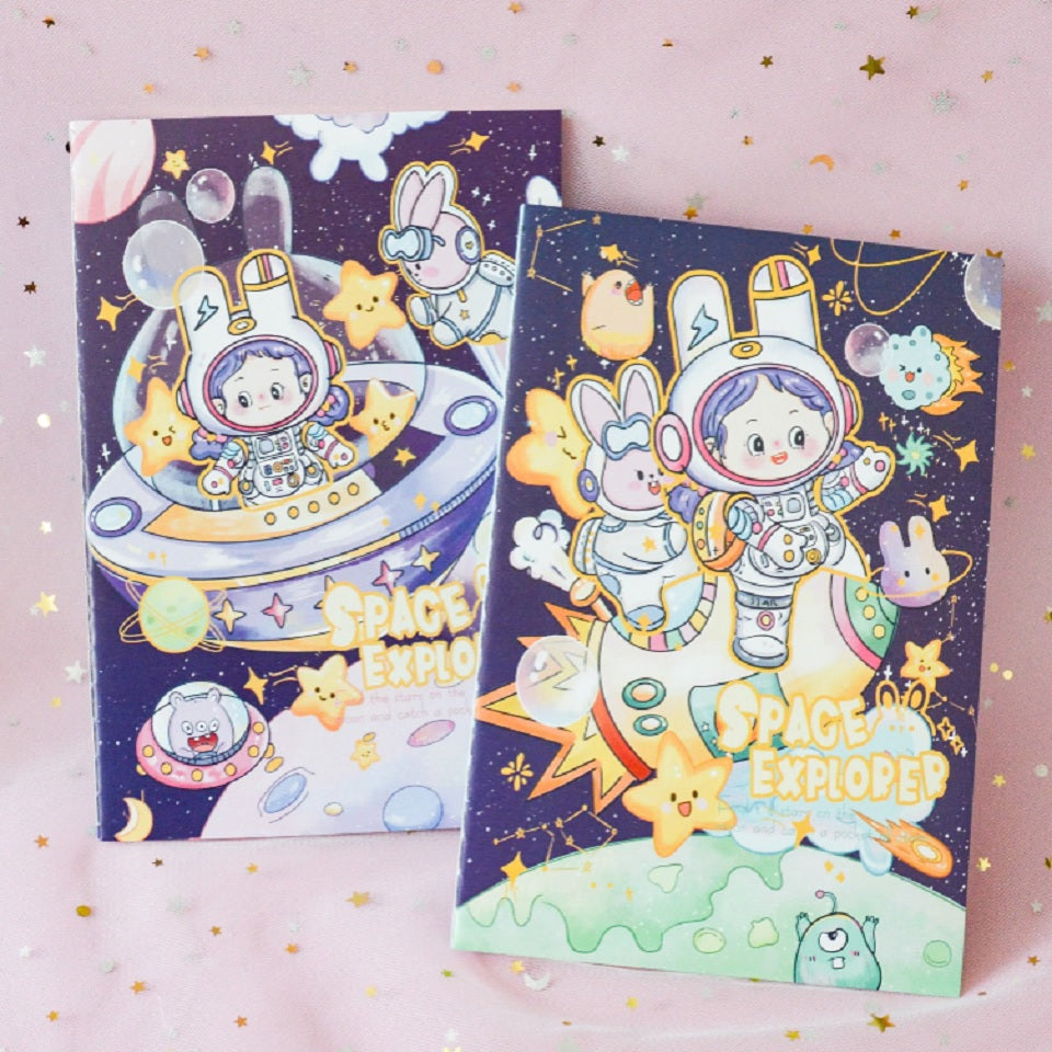 Grand Carnet de l'Espace pour Explorateurs