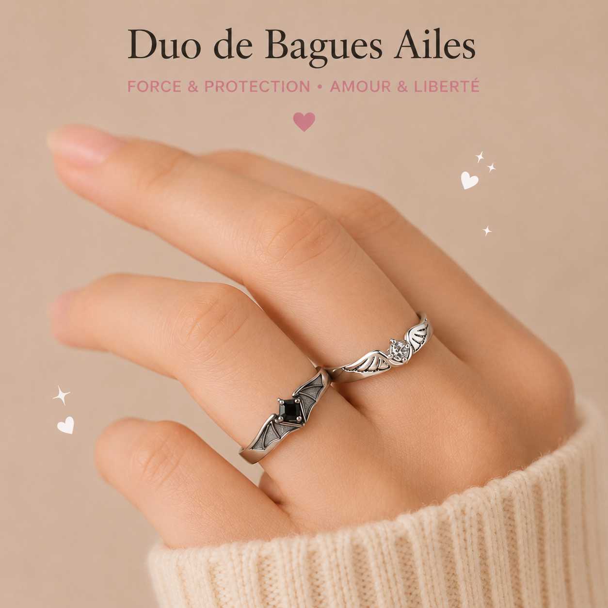 Bagues Ailes pour Femme Élégantes