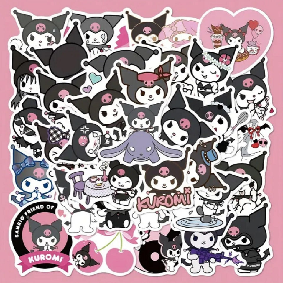 Stickers Kuromi Lot de 20
