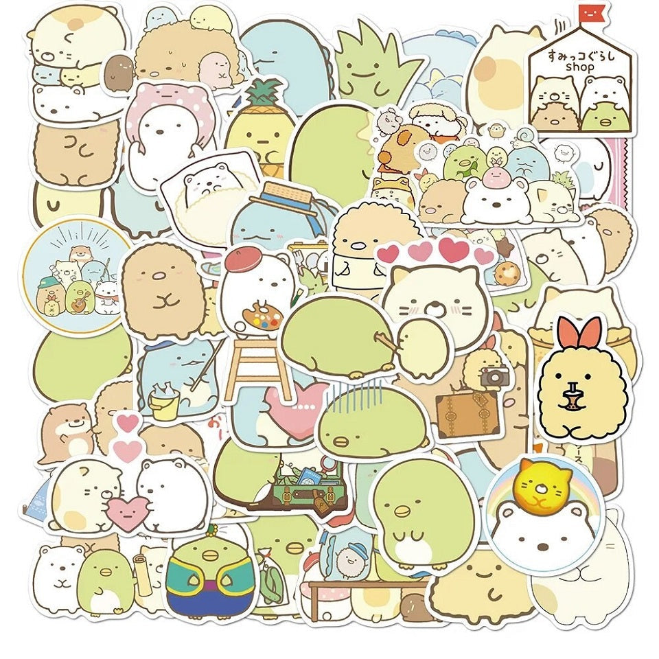 Lot de 20 Stickers Sumikko Gurashi