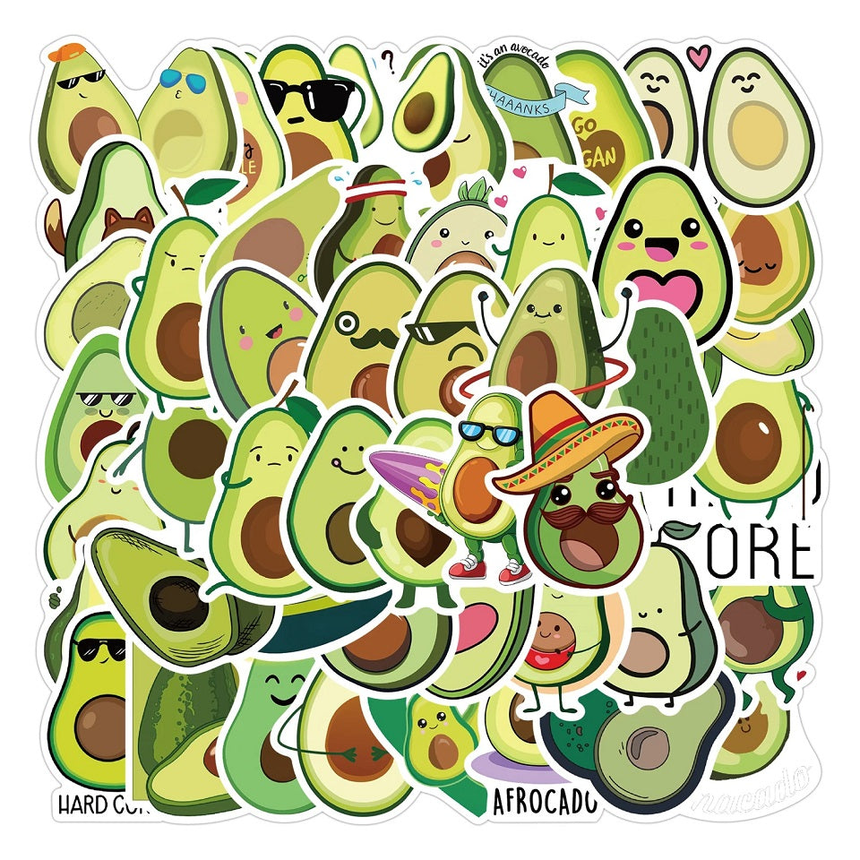 Lot de 20 Stickers Avocat.