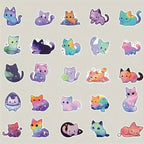 Stickers Chats Galaxie, Lot de 20 Pièces
