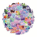Stickers Chats Galaxie, Lot de 20 Pièces
