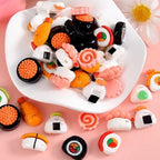 Lot de 4 Magnets Sushi Maki Onigiri