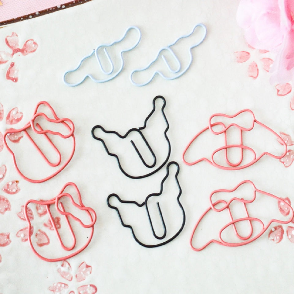 Lot de 8 Trombones Sanrio Colorés