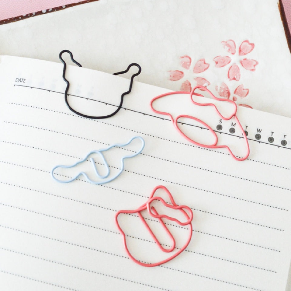 Lot de 8 Trombones Sanrio Colorés