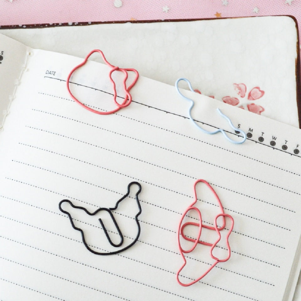 Lot de 8 Trombones Sanrio Colorés