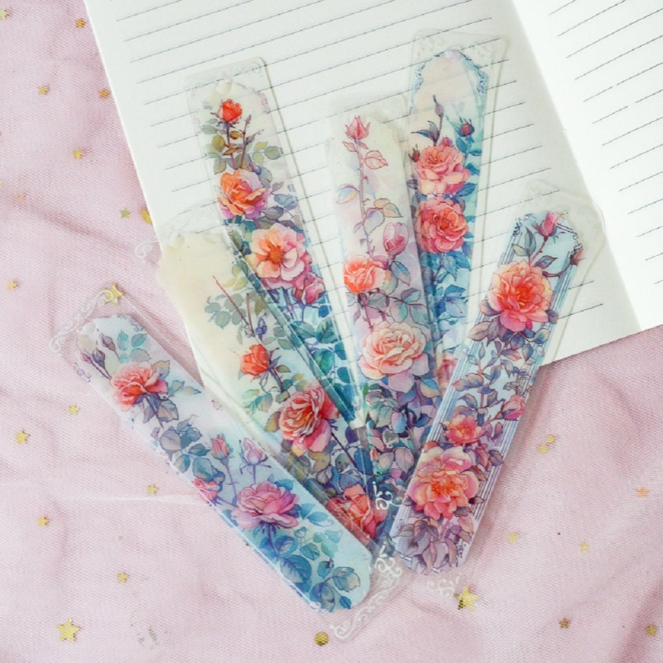 Marque-pages Roses Vintage Rétro