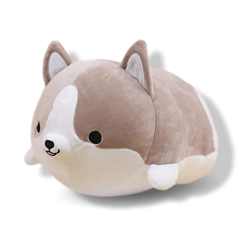 Peluche Kawaii Corgi gris