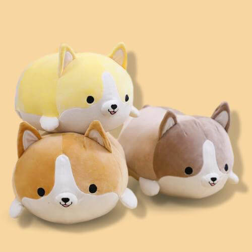 Peluche Corgi Kawaii Douce