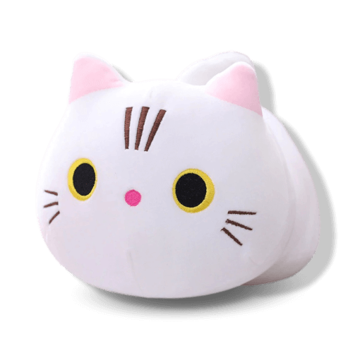 Peluche Kawaii Neko blanc