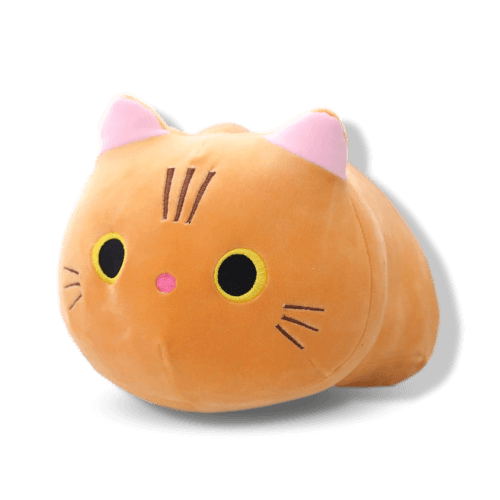 Peluche Kawaii Neko orange