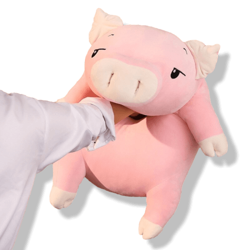 Peluche Oreiller en Forme de Cochon