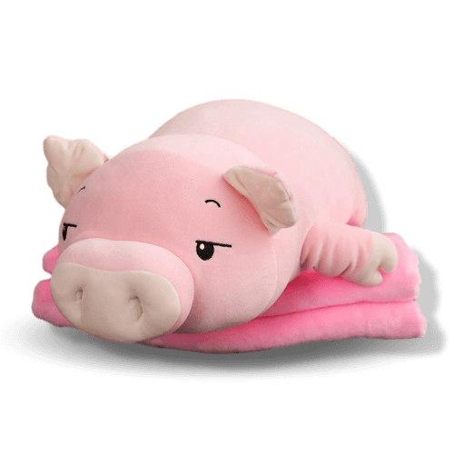 Peluche Oreiller Cochon rose