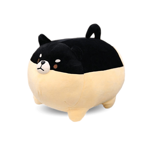 Peluche Shiba noir