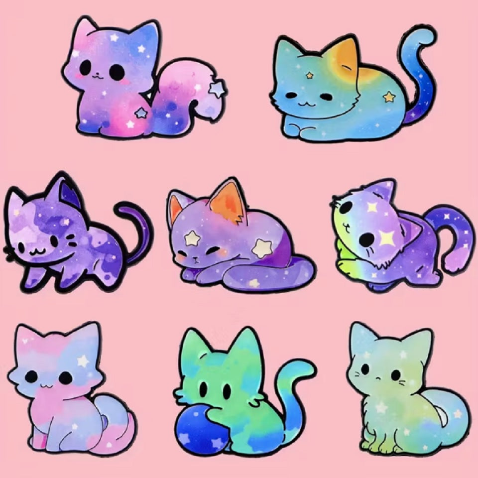Pin's Chat Galaxie Lumineux
