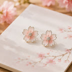 Boucles d'oreilles Fleurs de Sakura