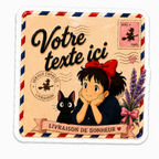 Autocollant Kiki la Petite Sorcière Enveloppe de Bonheur