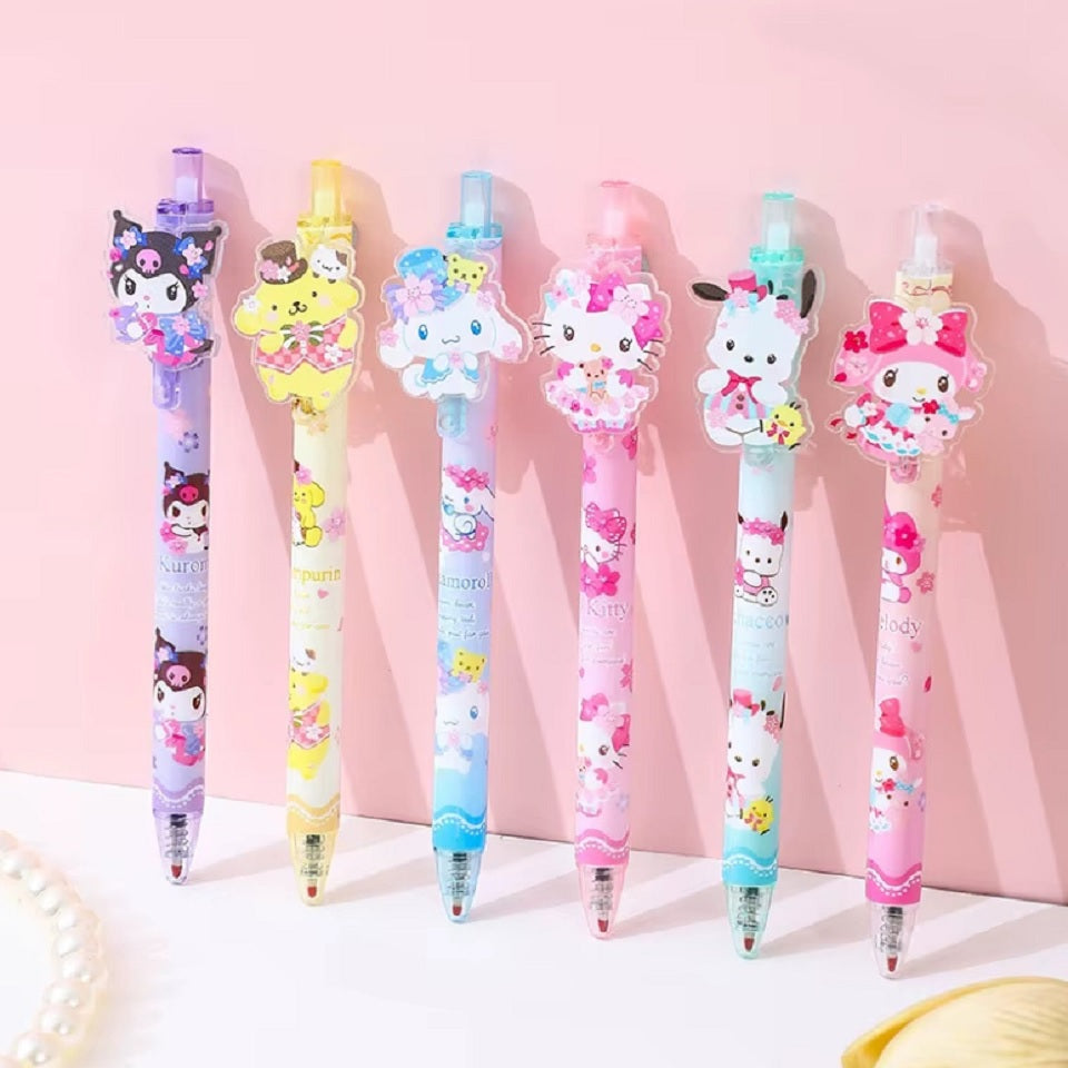Stylo Sanrio aux Fleurs de Sakura