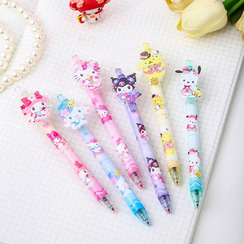 Stylo Sanrio aux Fleurs de Sakura