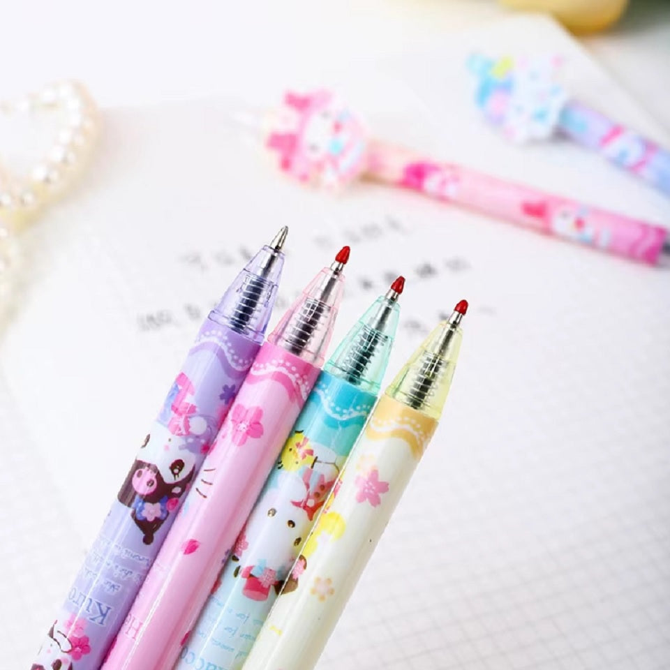 Stylo Sanrio aux Fleurs de Sakura