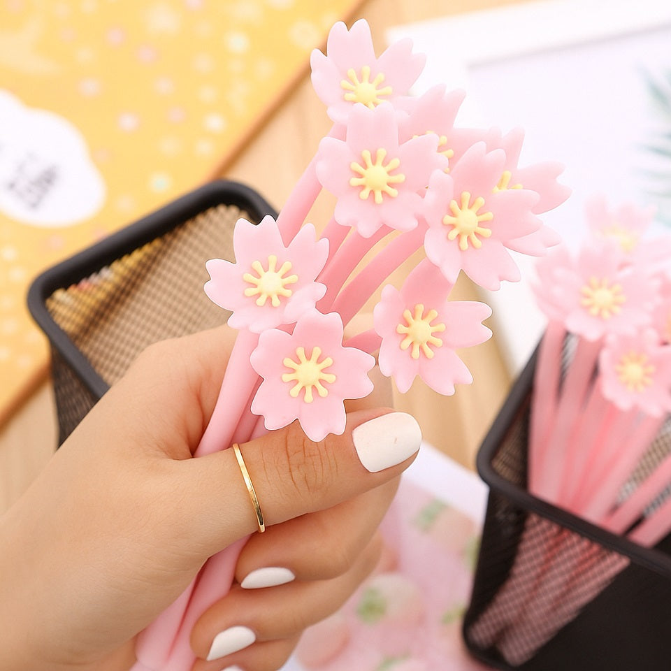 Stylo en Forme de Fleur de Sakura