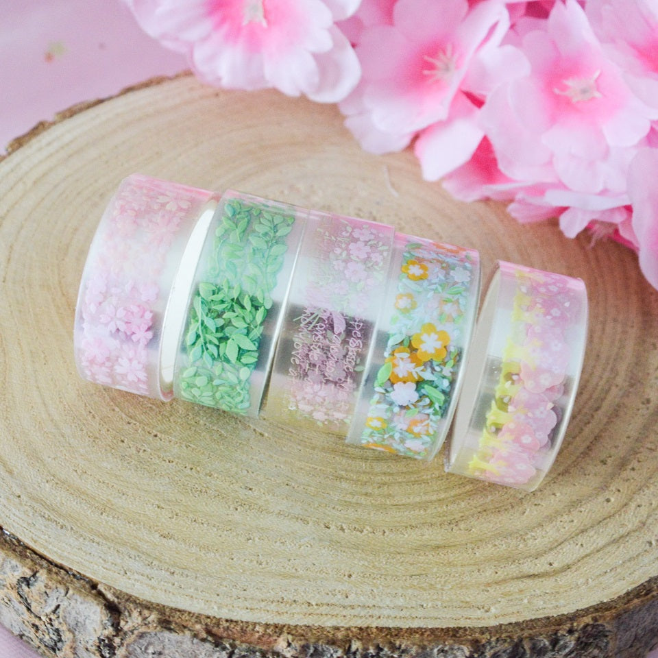 Rouleau de Washi Tape à Motifs Sakura
